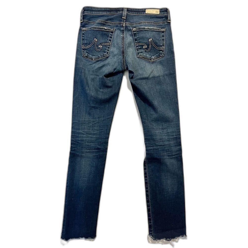 AG Adriano Goldschmied Women’s Distressed Blue Jeans Size 26R - Picture 14 of 16